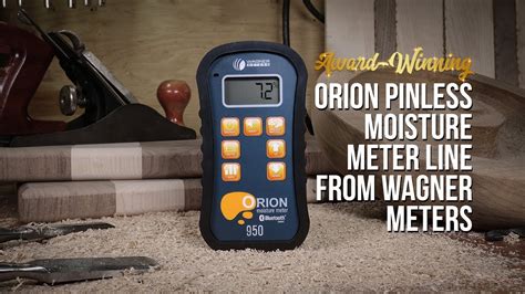 wagner meters orion moisture meter line|pinned vs pinless moisture meter.